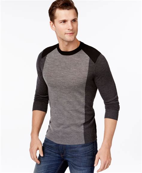 michael kors tweed chunky crewneck sweater beige|Men's Michael Kors Sweaters & Sweatshirts .